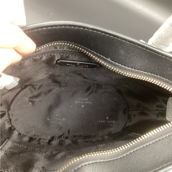 Kate Spade glimmer small satchel and lunar light, silver glitter fabric - Picture 4 of 7